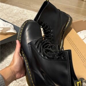 Dr. Martens Black Leather Boots